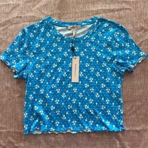 🍂 Crop floral print t-shirt